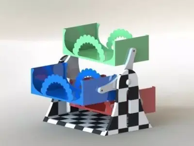 CD stand Free 3D model
