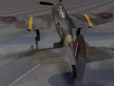 Hawker Typhoon Mk-1B early 3D model