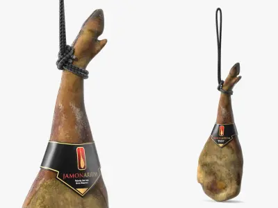 Jamonarium Iberico Ham Leg Whole 3D model