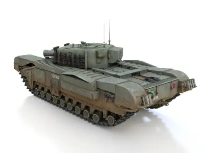 Churchill MK IV AVRE - T32369 3D model