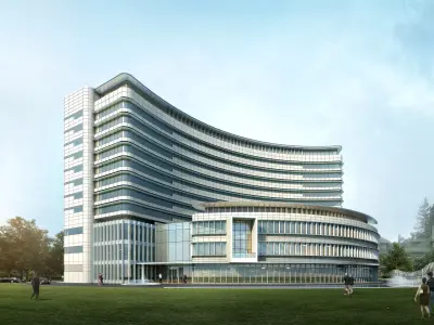 3Dmax fashion city commercial square building 437 3D model