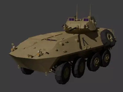 Lav-25 Desert 3D model