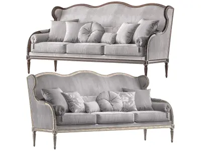 chairish sofa art 4353 3D model