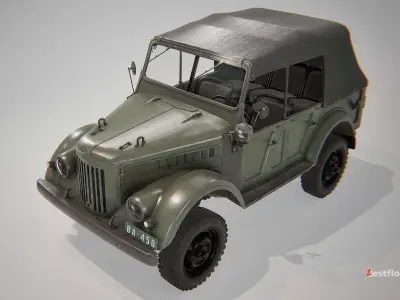 GAZ-69  3D model