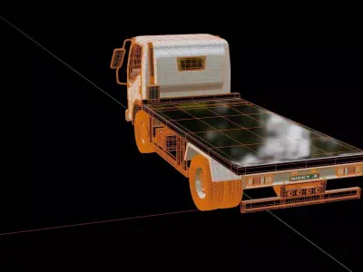 Isuzu NKR Cab Chassis 3D model