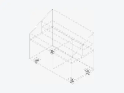 Book Box - Library - Integral - Big Picture Book Low-poly 3D model