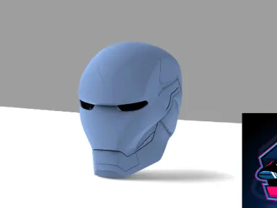 Iron Man MK85 Endgame Helmet ready to 3d printing 3D model