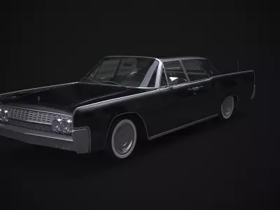 Lincoln Continental 1962 3D model