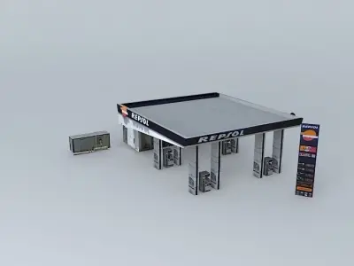 Repsol YPF Gas Free 3D model