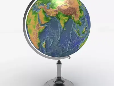 Antique Globe 3D model