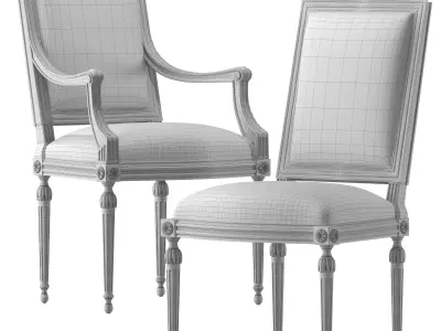 ebanista baladin chair 3D model
