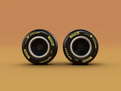 Pirelli Tyre 3D model