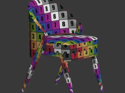 Dining Set 60 3D model