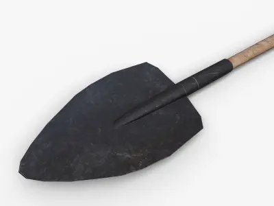 Garden Tools Low-poly 3D model