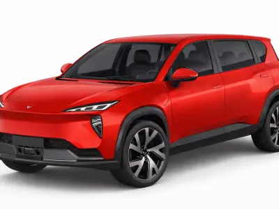 Generic SUV Clean Modular Utility Vehicle Design 04 3D model