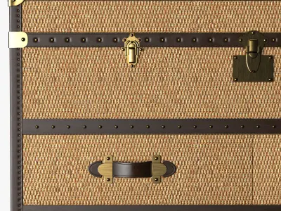 MAYFAIR RATTAN CHEST 3D model