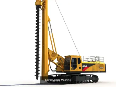 Construction Vehicles bundle 3D Model Pack