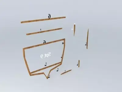Spt9, boat frame Free 3D model