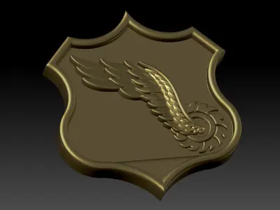 thai transport corps logo 3D model