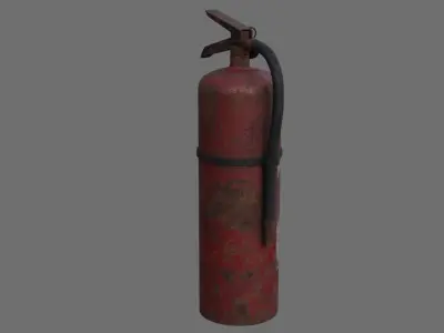 Fire Extinguisher 1C Low-poly 3D model