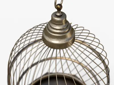 AntiqueBirdcage2 birdcage 3D model