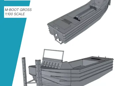 M-Boot Gross Bundeswehr 3D print model