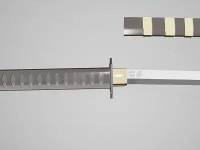 Katana GameReady  Free low-poly 3D model