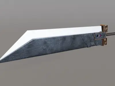 Final Fantasy Buster Sword 3D model purchase