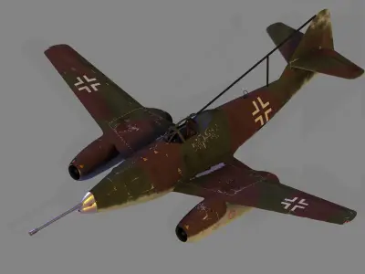 Me 262 A 1 U4 Pulkzerstorer 3D model
