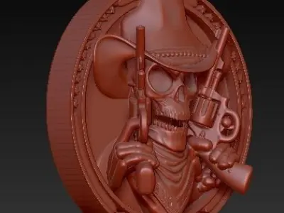 skull Pendent 3D print model