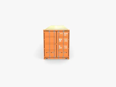40ft Shipping Container Side Open High Cube 3D model