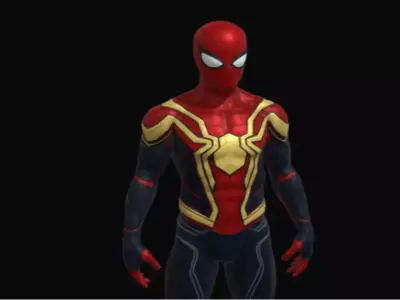Spiderman Sci fi suit 3d model Free 3D model