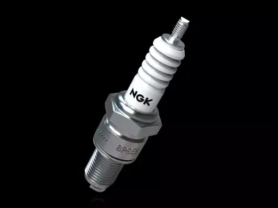 Spark Plug Motocycle 3D model