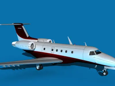 Embraer Praetor 500 V03 3D model