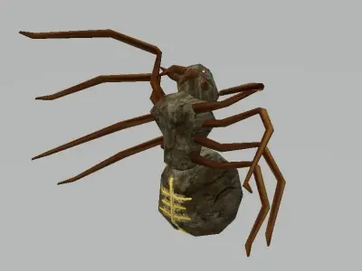 Spider Low-poly 3D model order