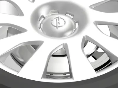 Opel Vivaro Van wheel 2015 3D model