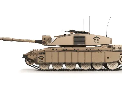 Tank Challenger 2 2010 3D model