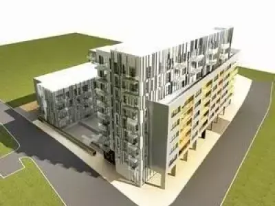 Multi Residential 3D model 15