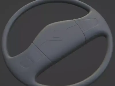 International Truck Steering Wheel 3D model