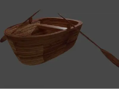 Small Boat 3D model