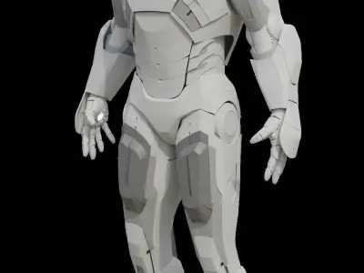 Iron Man Mark 7 3D model purchase
