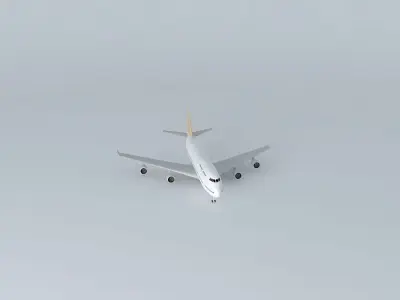 Plane in Viracopos 3D model get
