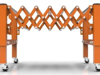 FlexiRoller Conveyor -  Material Handling Solution 3D model