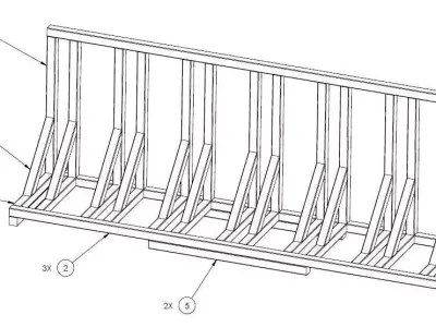 BICYCLE RACK PROJECT FOR KIDS Free 3D model