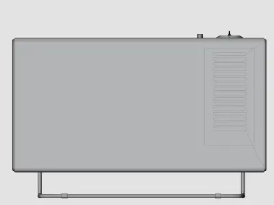 Electric Convector Free low-poly 3D model