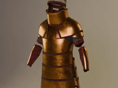 Bronze Age Armor  Set 3D model