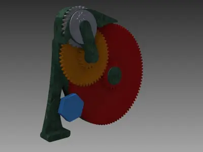 Antikythera mechanism Free 3D model