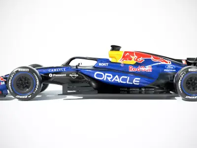 F1 2026 RedBull RB-22  Low-poly 3D model