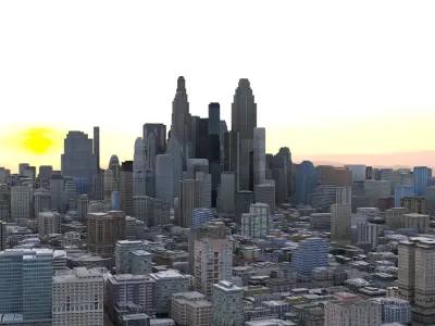 City 54 3D model