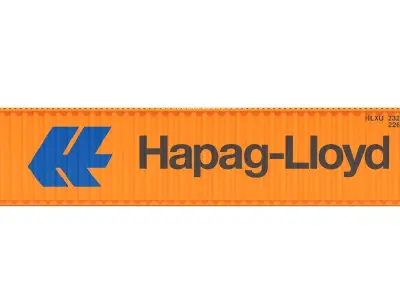 Shipping Container Hapag-Lloyd 3D model